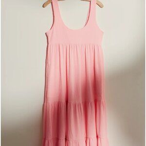 ✨ Free People Beach – Reel Love Midi Dress – Pink – XS ✨
